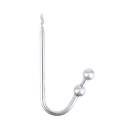 Anal Steel Stainless Two Hook 4417 Balls Pleasurable 0211